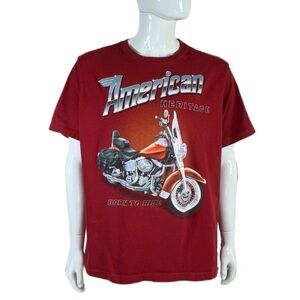 American Heritage Men’s Born to Ride Motorcycle Tee